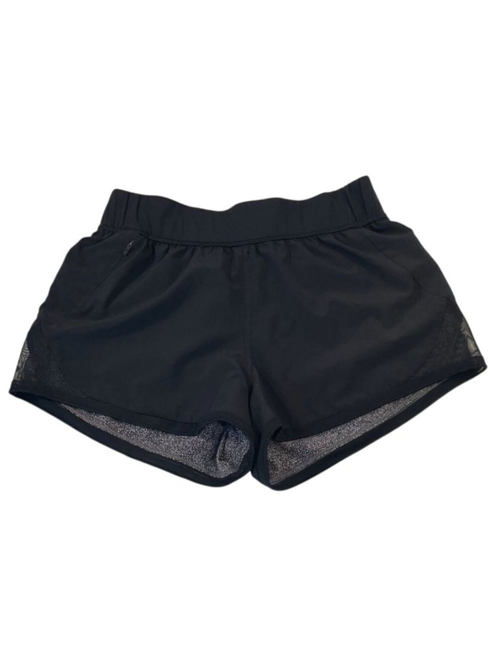 Lululemon Hotty Hot Low Rise Shorts 4 Black Casual Athleisure Gym Sporty Running